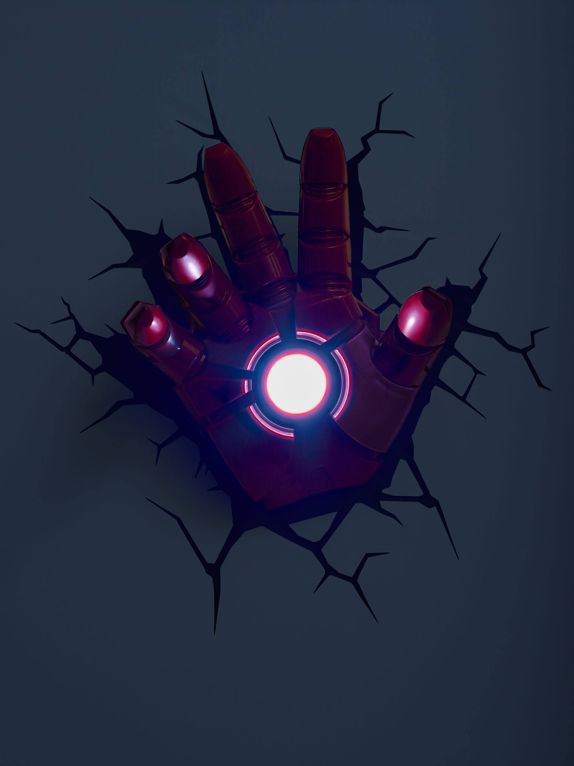 Avengers 3D LED Leuchte Iron Man Hand 