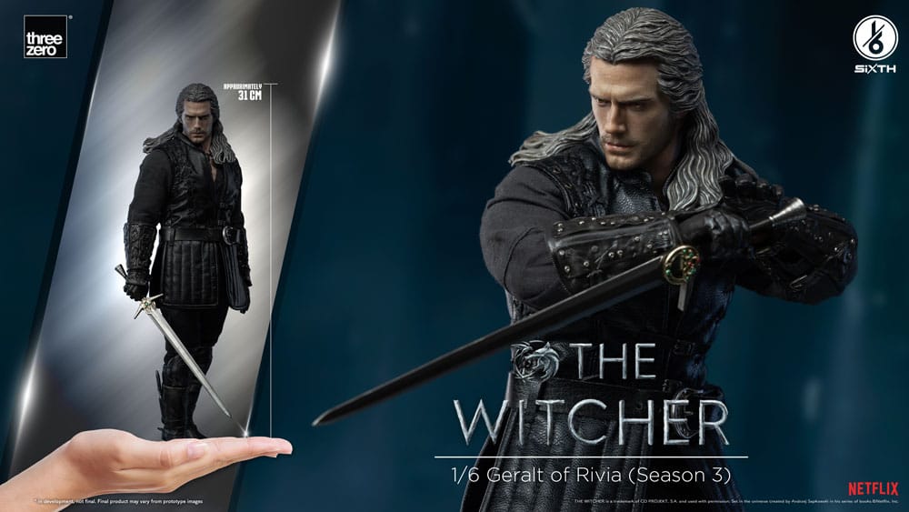 The Witcher Season 3 Actionfigur 1/6 Geralt of Rivia 31 cm