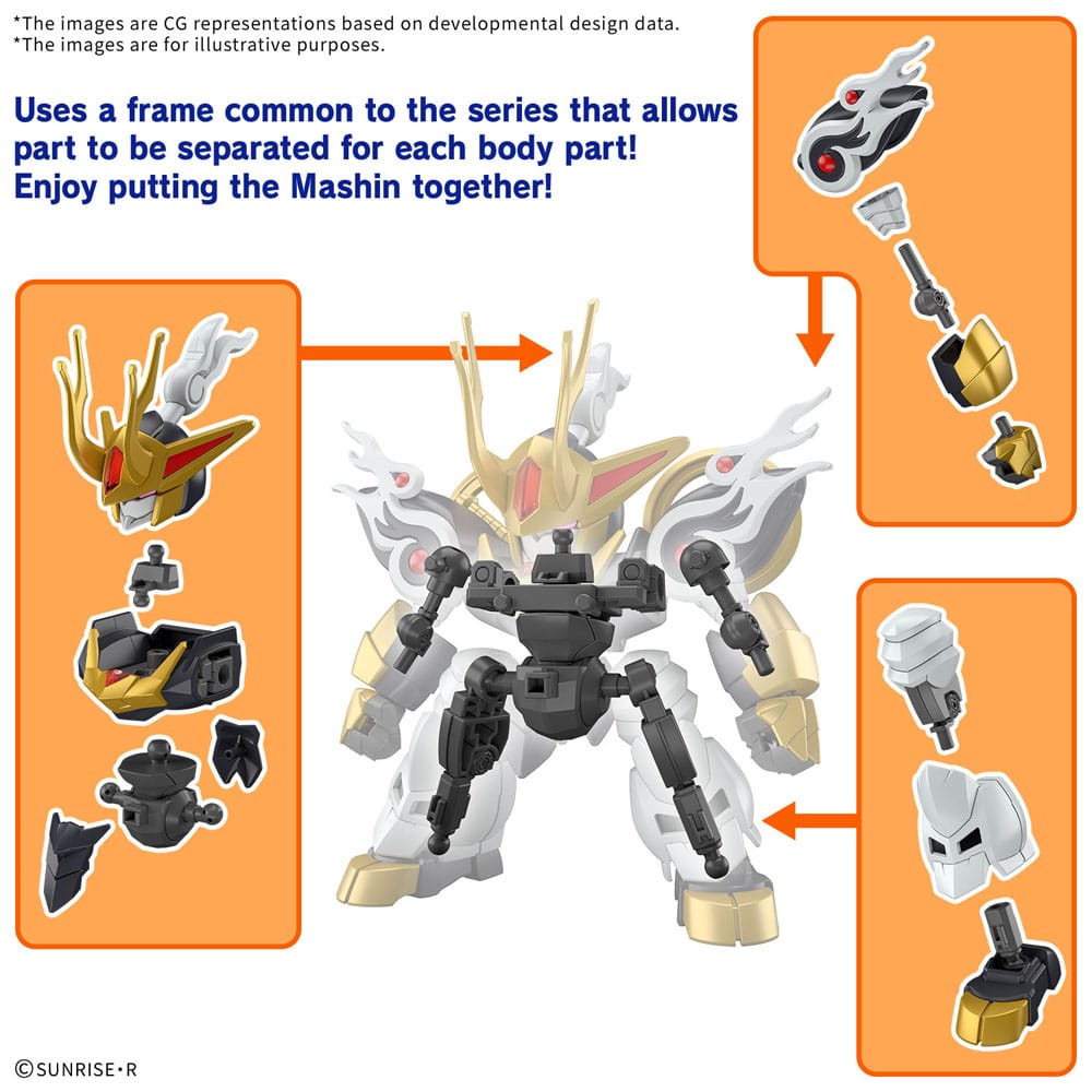 Mashin Hero Wataru Plastic Model Kit Kirinmaru