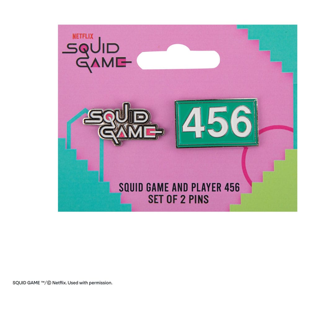 Squid Game Ansteck-Pins 2er-Pack Squid Game & Player 456