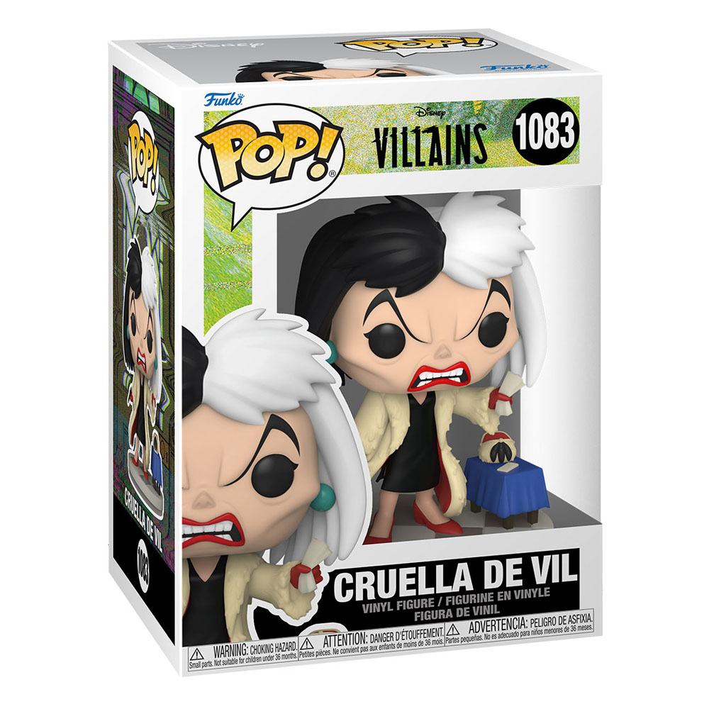 Disney: Villains POP! Disney Vinyl Figur Cruella de Vil 9 cm