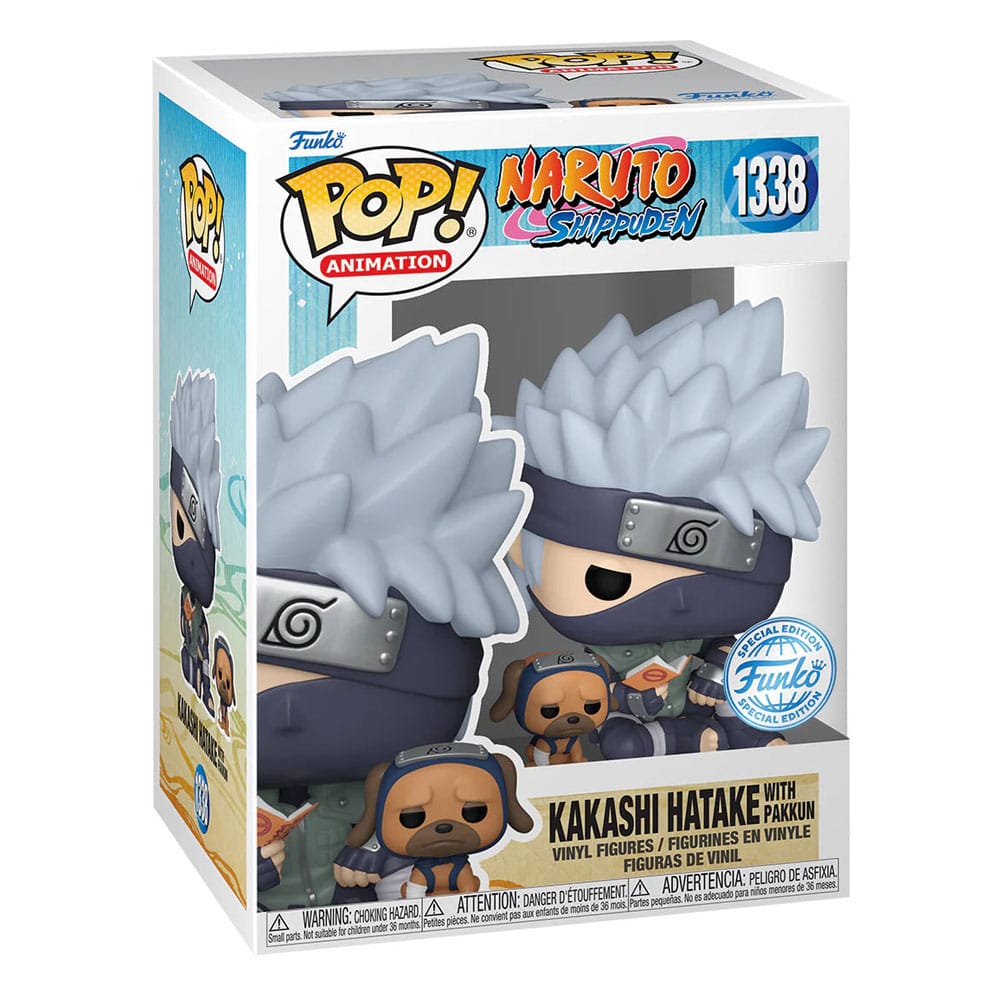 Naruto Shippuden POP! Animation Vinyl Figur Kakashi Hatake with Pakkun Special Edition 9 cm