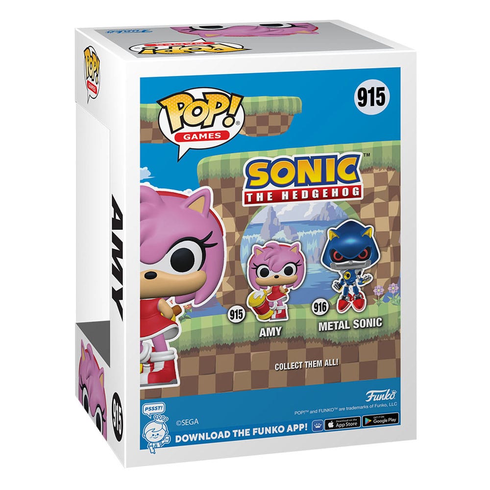 Sonic the Hedgehog POP! Games Vinyl Figur Amy Rose 9 cm