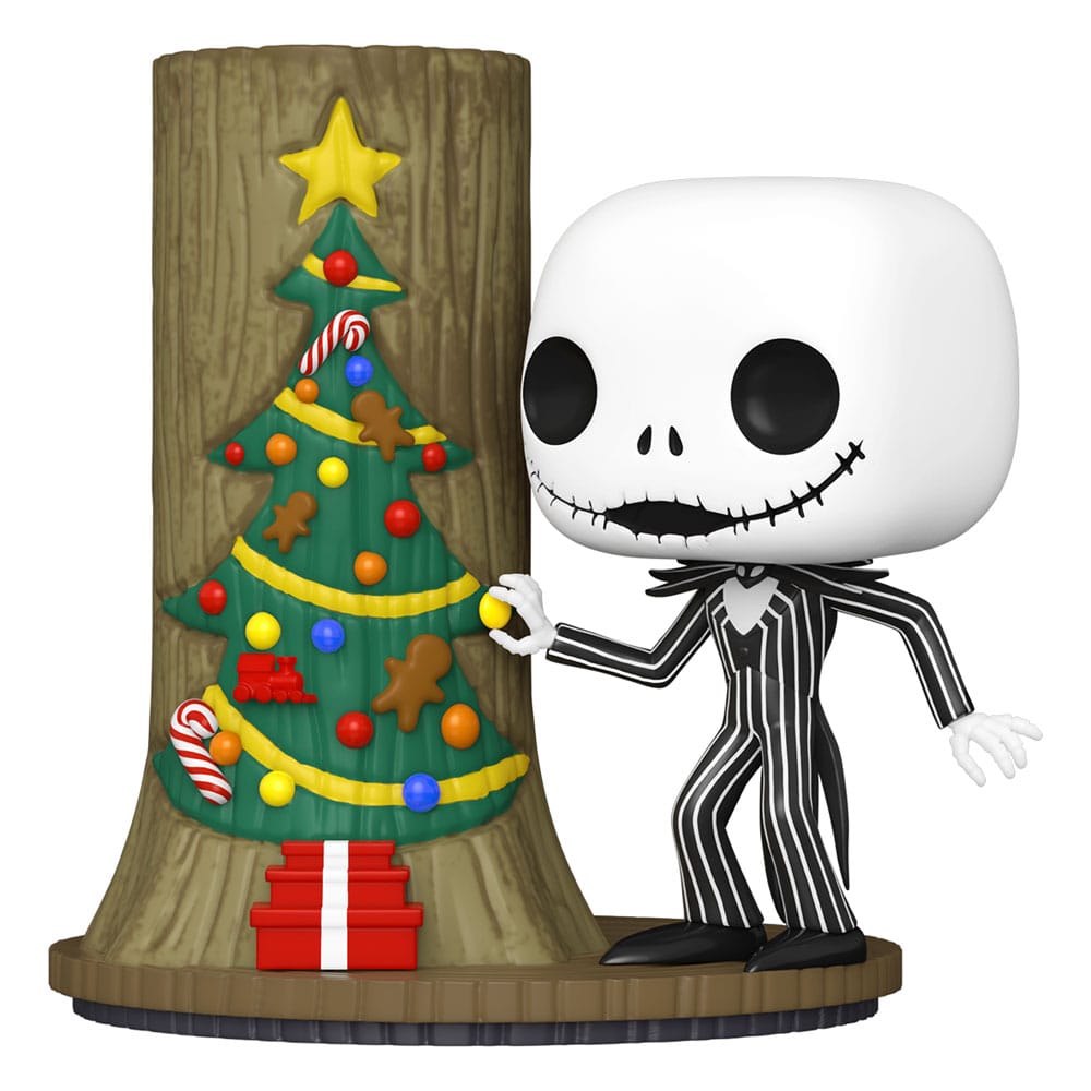 Nightmare before Christmas 30th POP! Deluxe Vinyl Figur Jack w/C.Town Door 9 cm