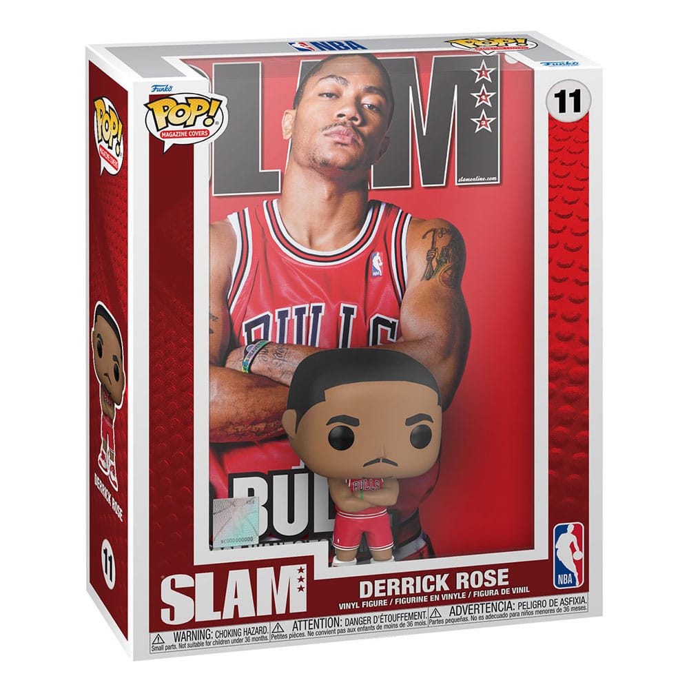 NBA Cover POP! Basketball Vinyl Figur Derrick Rose (SLAM Magazin) 9 cm