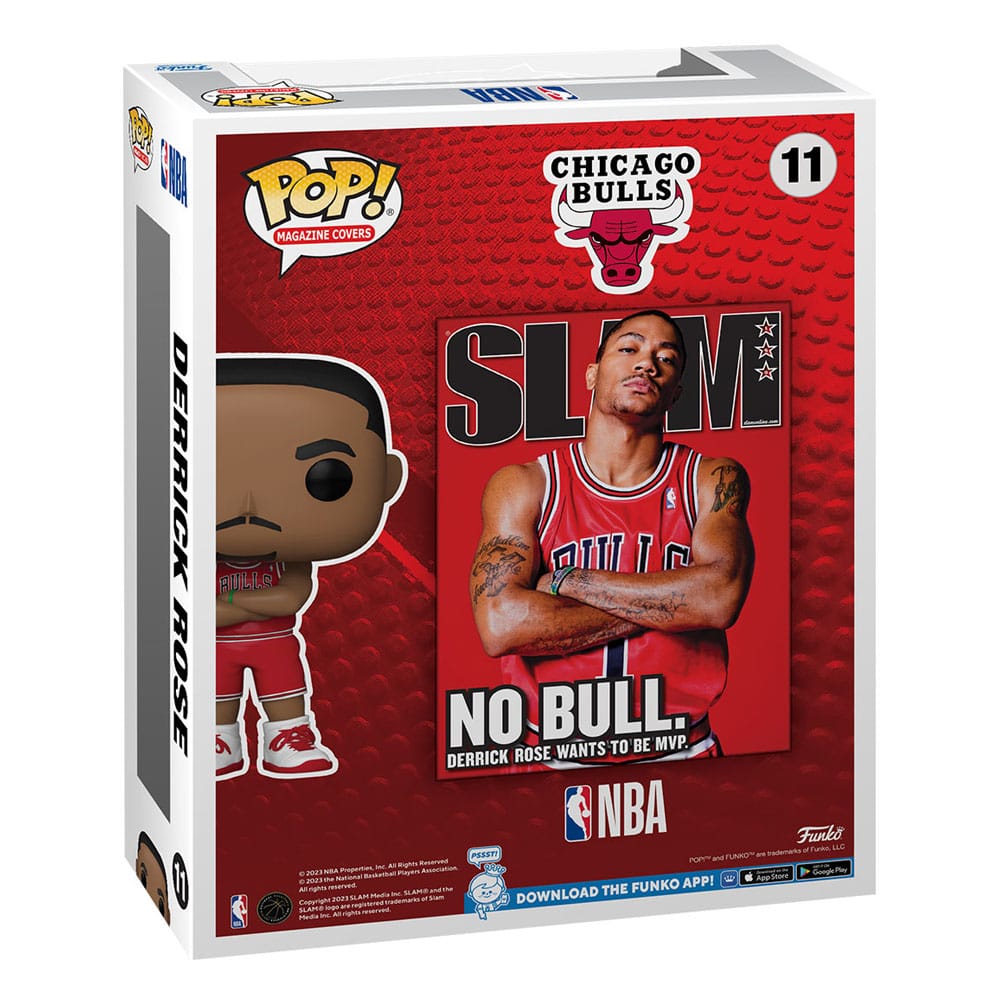 NBA Cover POP! Basketball Vinyl Figur Derrick Rose (SLAM Magazin) 9 cm