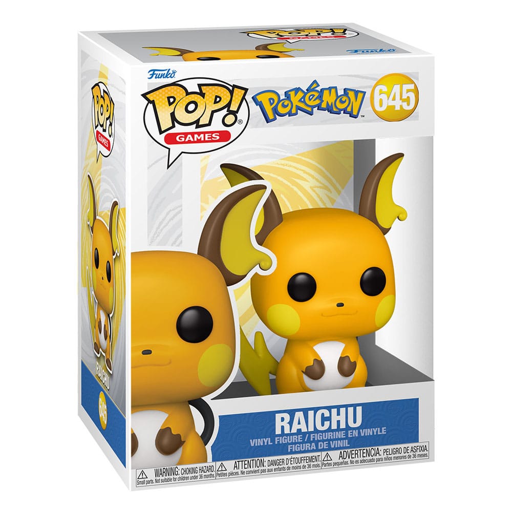 Pokemon POP! Games Vinyl Figur Raichu (EMEA) 9 cm