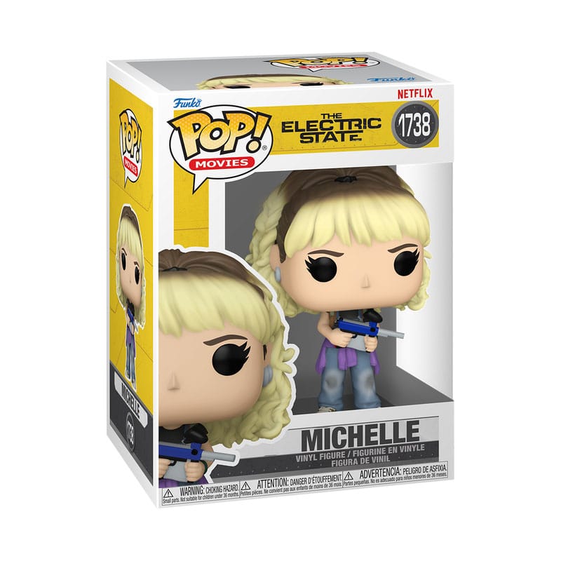 Electric State POP! Movies Vinyl Figur Michelle with Paintball Gun 9 cm