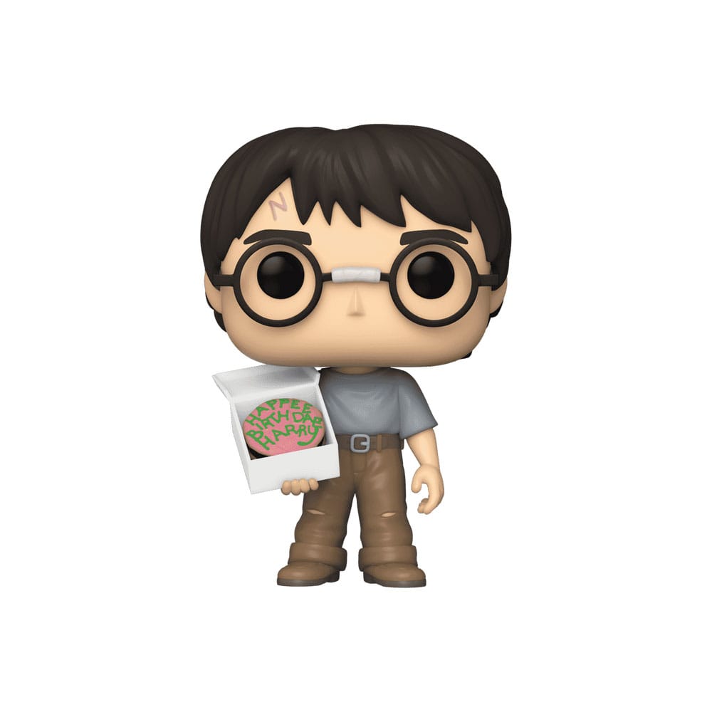 Harry Potter POP! Movies Vinyl Figur Birthday Harry w/ Cake Exclusive Edition 9 cm 