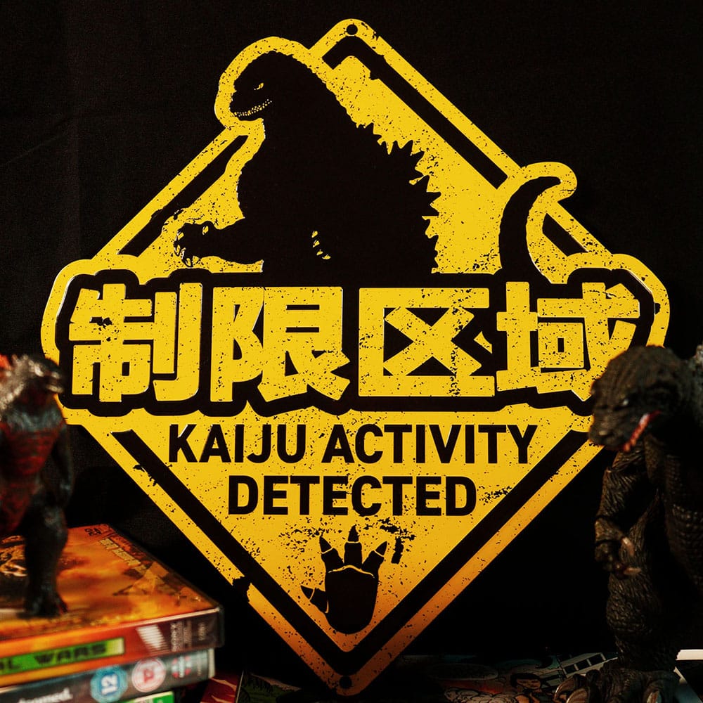 Godzilla Blechschild Kaiju