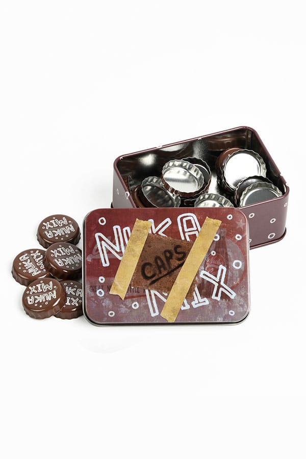 Fallout Bottle Caps Series Collectible Tin Nuka Mix10 cm