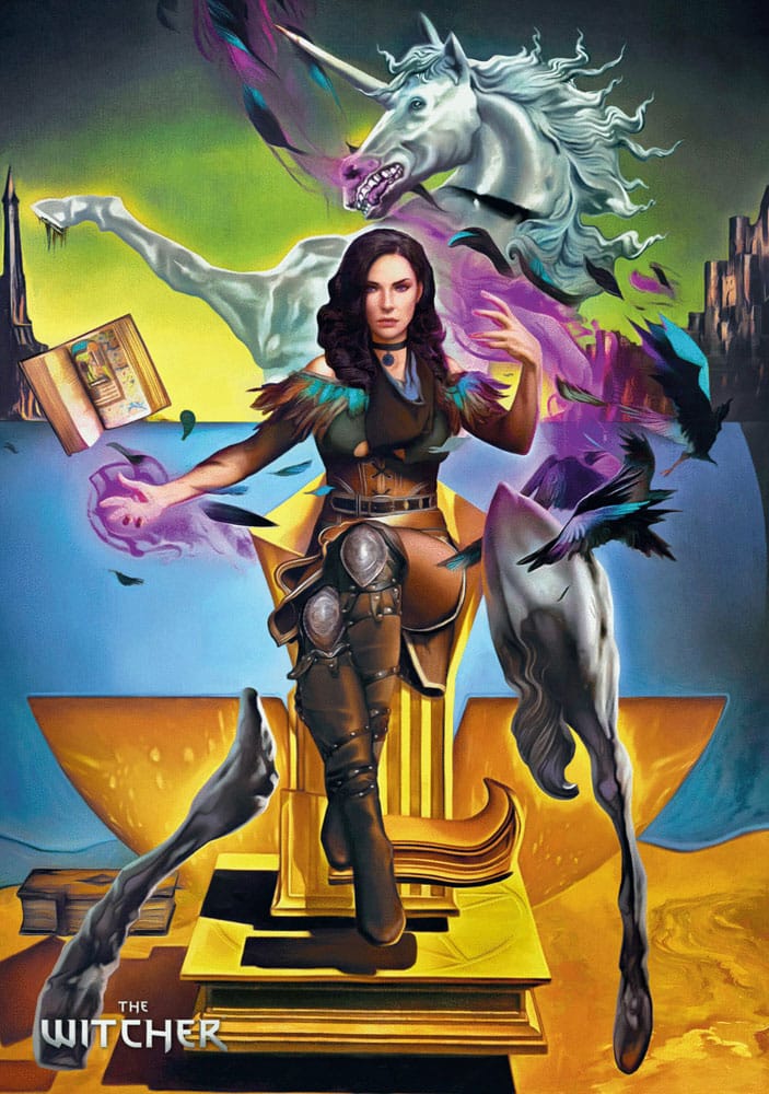 The Witcher III: Wild Hunt Game Art Chronicles Puzzle Yennefer inspired by Salvador Dali  (1000 Teile)                         