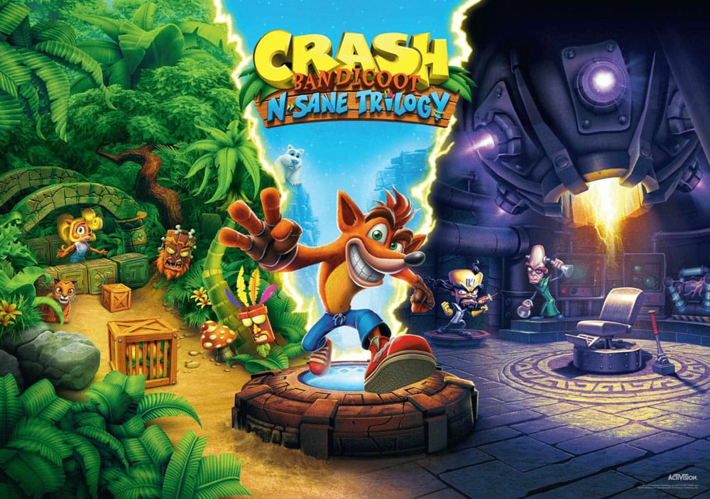 Crash Bandicoot N Sane Puzzle Triology (1000 Teile)                                