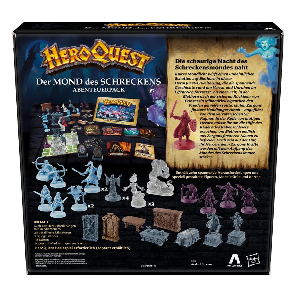 HeroQuest Brettspiel-Erweiterung Der Mond des Schreckens Abenteuerpack *Deutsche Version*