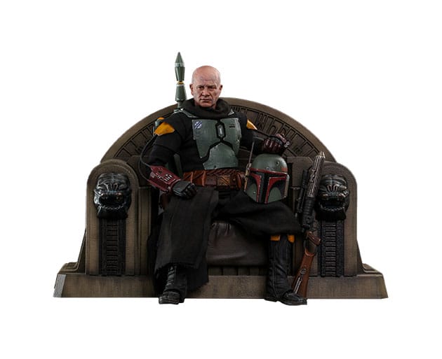 Star Wars: The Mandalorian Actionfigur 1/6 Boba Fett Repaint Armor and Throne Special Edition 30 cm