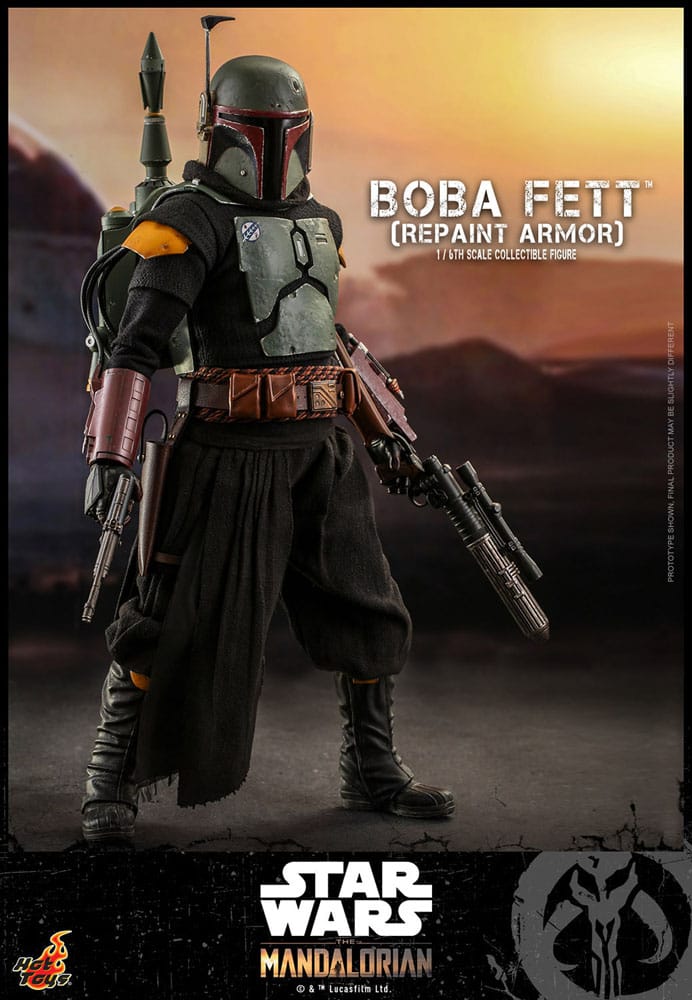 Star Wars: The Mandalorian Actionfigur 1/6 Boba Fett Repaint Armor Special Edition 30 cm