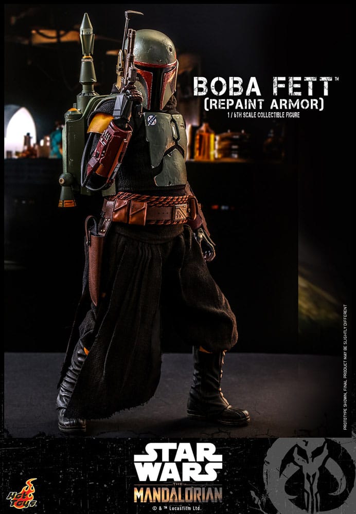 Star Wars: The Mandalorian Actionfigur 1/6 Boba Fett Repaint Armor Special Edition 30 cm