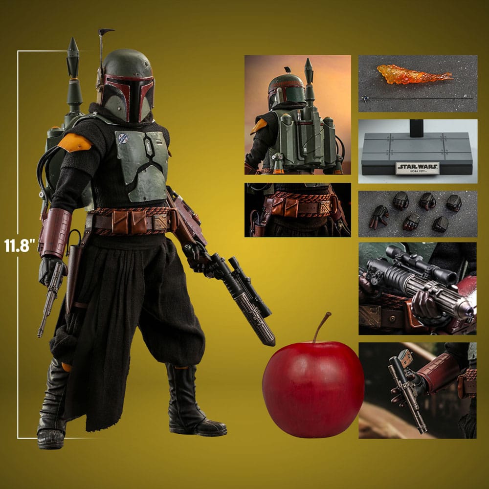 Star Wars: The Mandalorian Actionfigur 1/6 Boba Fett Repaint Armor Special Edition 30 cm