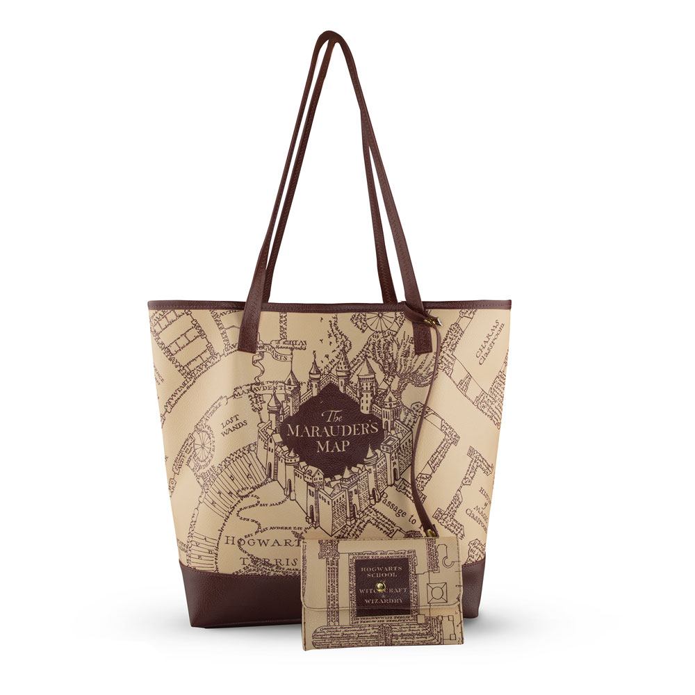 Harry Potter Tragetasche & Geldbeutel Marauder's Map  