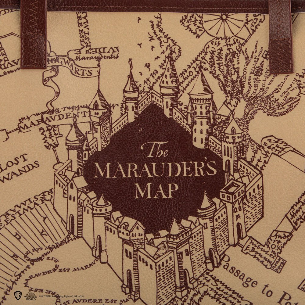 Harry Potter Tragetasche & Geldbeutel Marauder's Map  