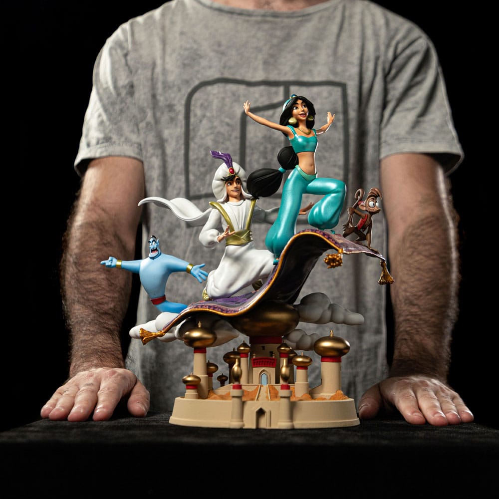 Disney Deluxe Art Scale Statue 1/10 Aladdin and Yasmine 30 cm