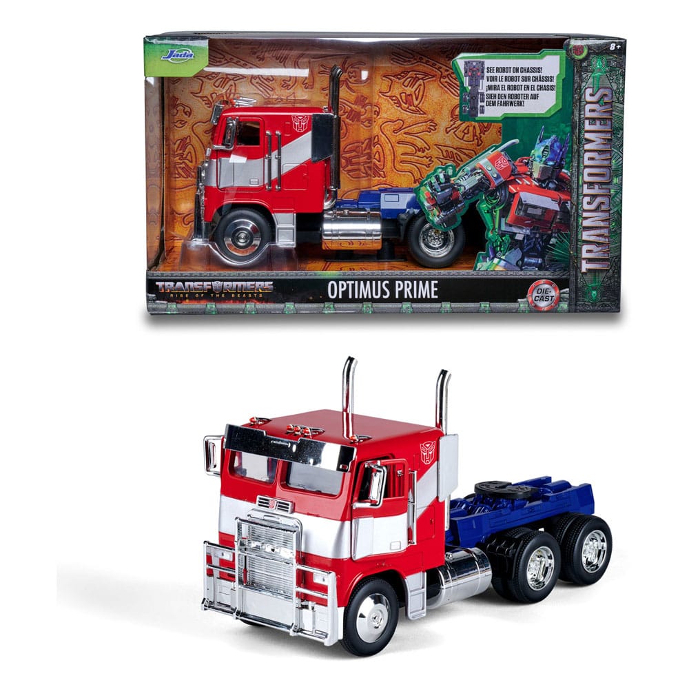 Transformers Diecast Modell 1/24 Big Rig T7 Optimus Prime  