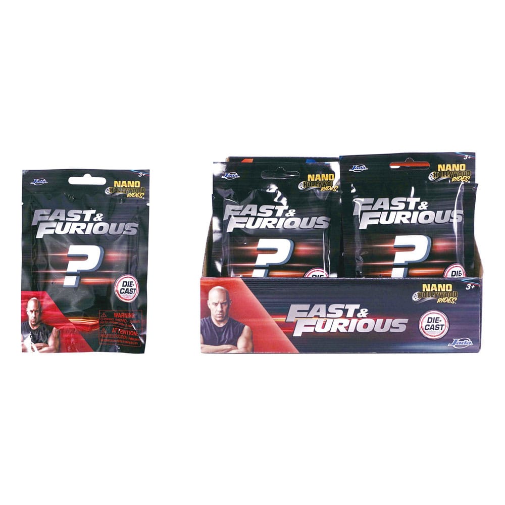 Fast & Furious Nano Hollywood Cars Diecast Miniautos Display (24)  