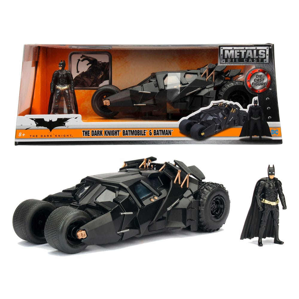 DC Comics Diecast Modell 1/24 Batman The Dark Knight Batmobile   