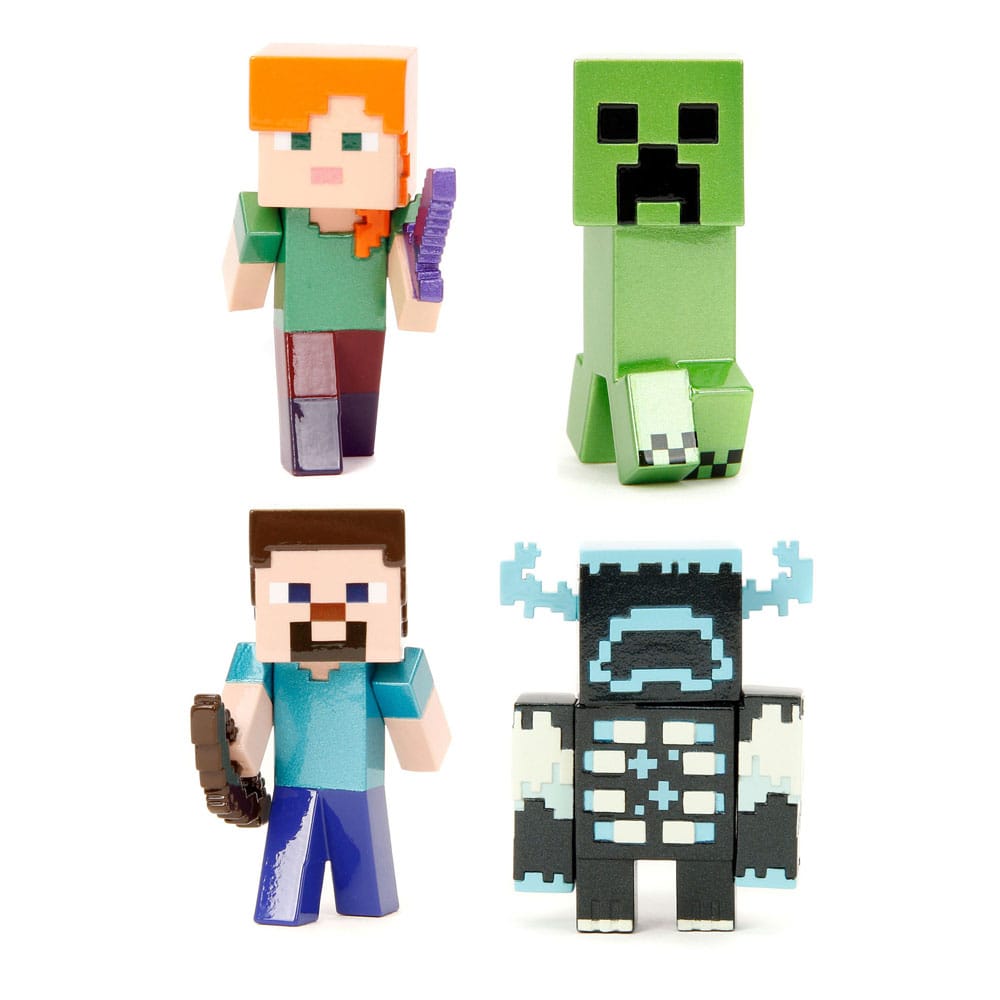 Minecraft Nano Metalfigs Diecast Minifiguren 6 cm Sortiment (12)  