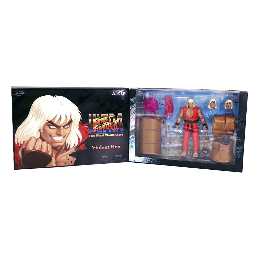 Ultra Street Fighter II: The Final Challengers Actionfigur 1/12 Violent Ken Next Level SDCC 2024 Exclusive 15 cm 