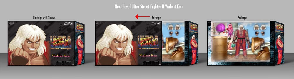 Ultra Street Fighter II: The Final Challengers Actionfigur 1/12 Violent Ken Next Level SDCC 2024 Exclusive 15 cm 