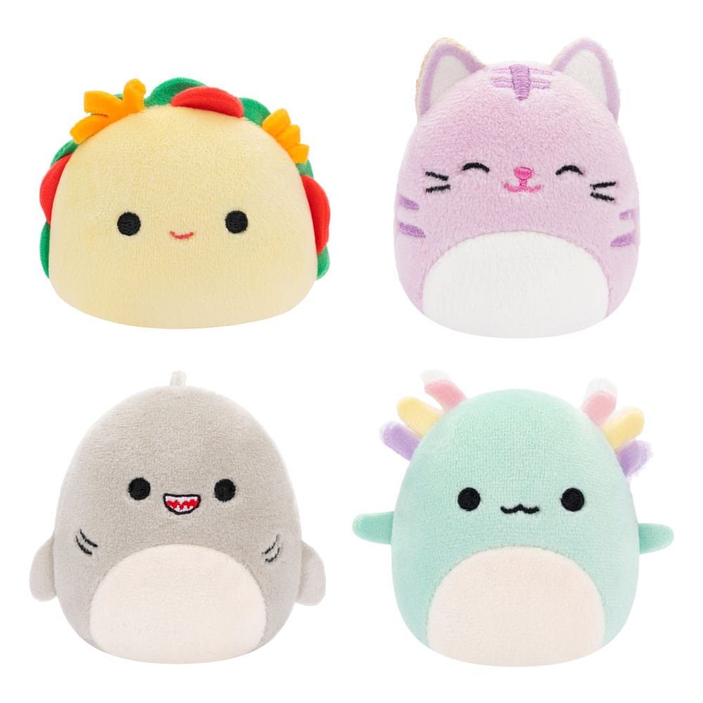 Squishville Mini Squishmallows Plüschfiguren 4er-Pack A 5 cm  