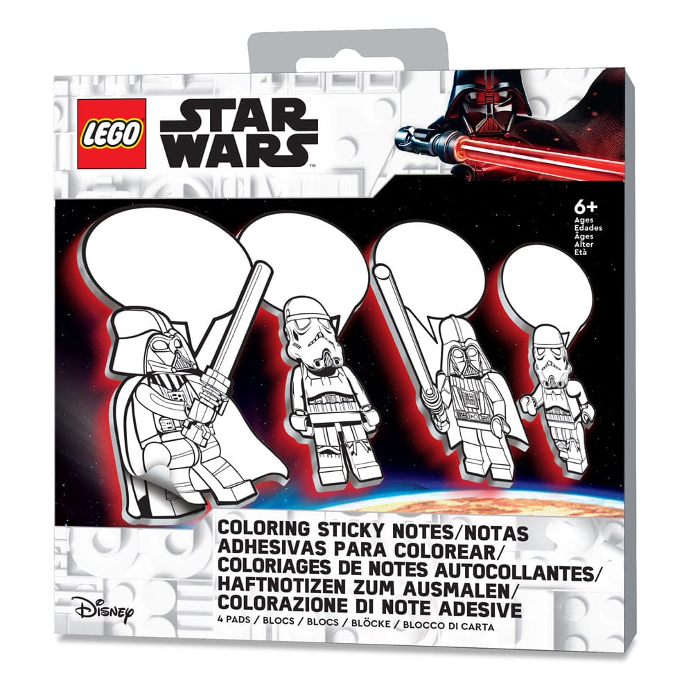 LEGO Star Wars Klebezettel Set mit Stift Darth Vader   