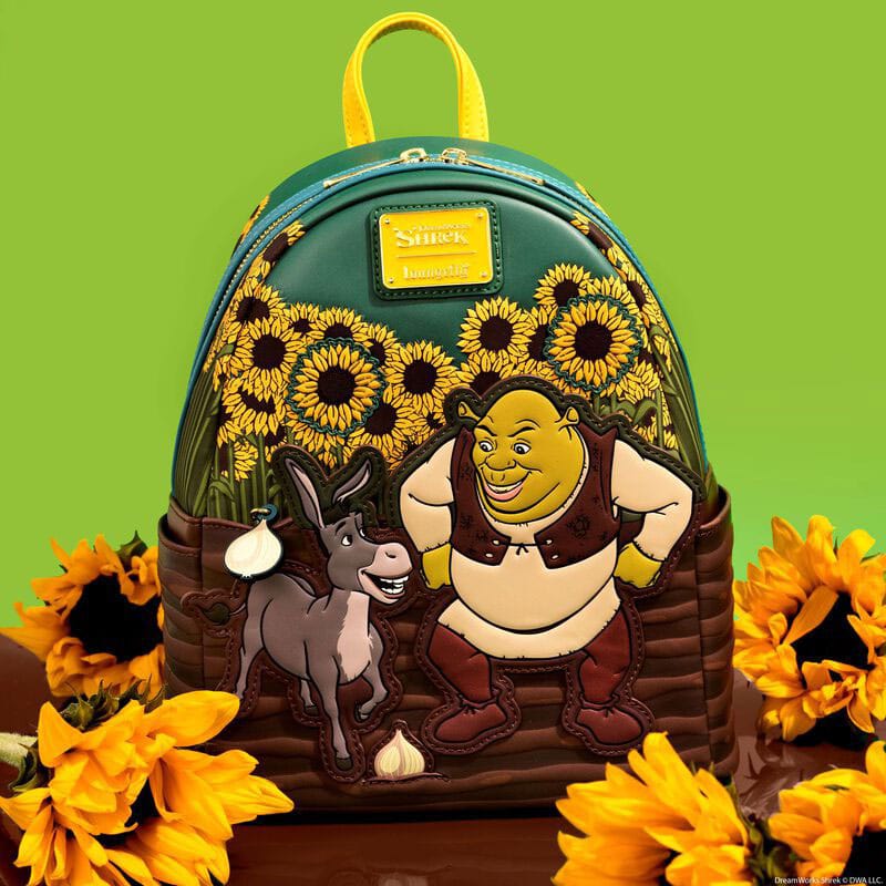 Dreamworks by Loungefly Mini Rucksack Shrek & Donkey Sunflower Field