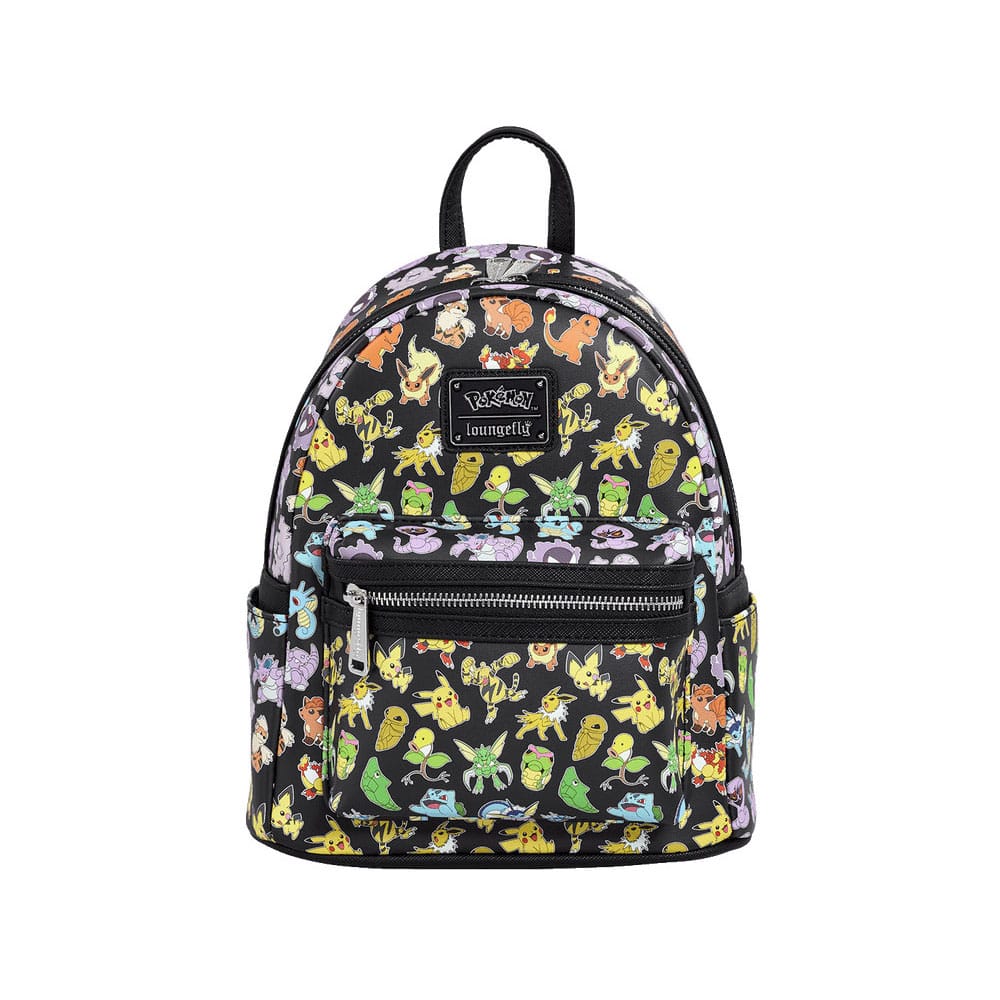 Pokemon by Loungefly Mini Rucksack Multi Character All Over Print