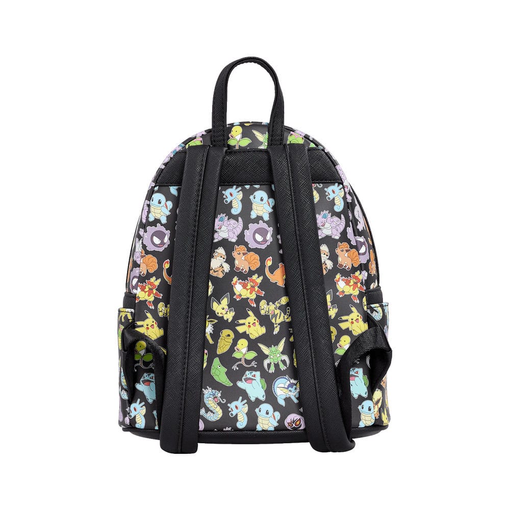 Pokemon by Loungefly Mini Rucksack Multi Character All Over Print