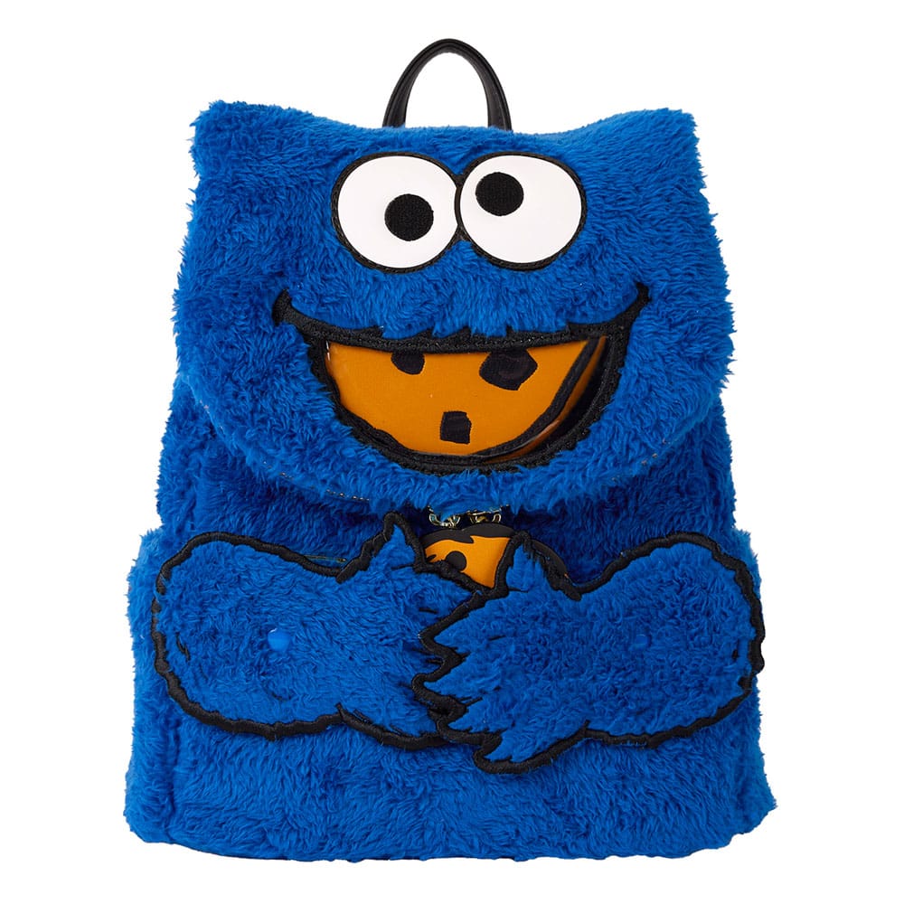 Sesamstraße by Loungefly Plush Mini Rucksack Cookie Monster