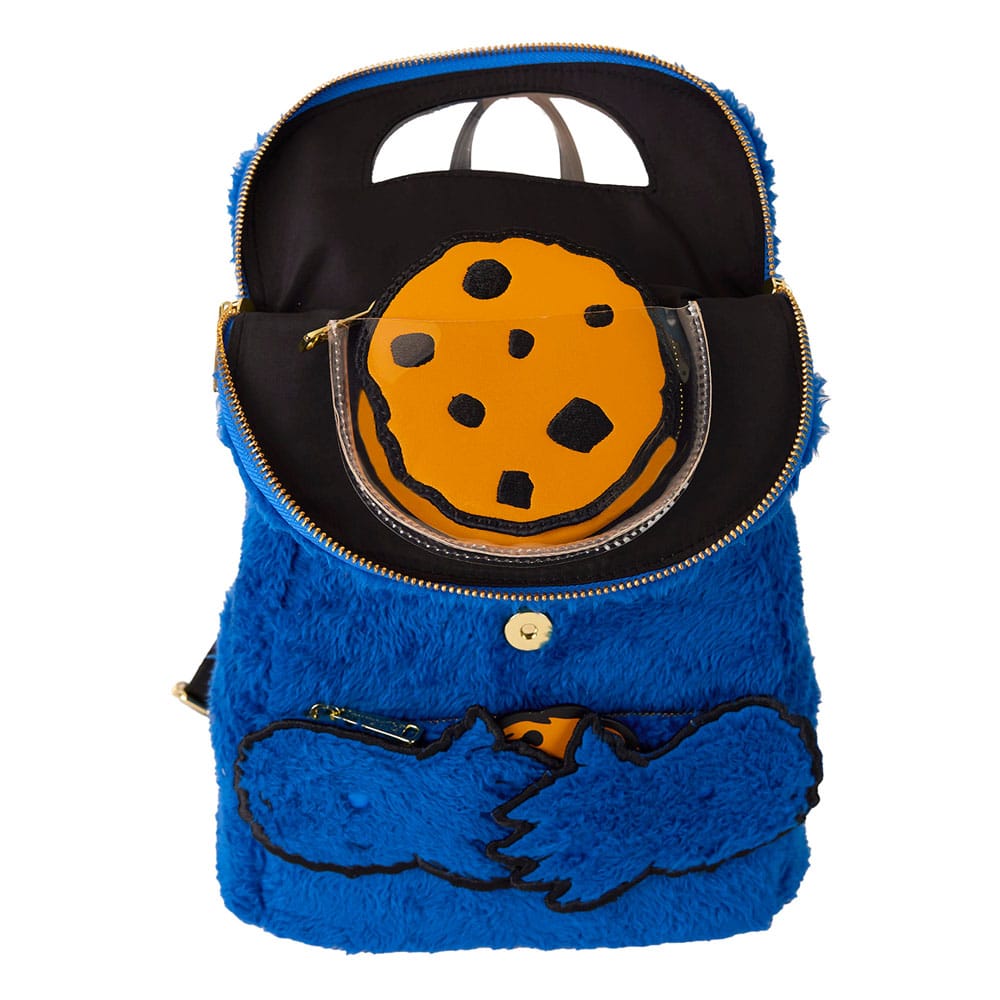 Sesamstraße by Loungefly Plush Mini Rucksack Cookie Monster