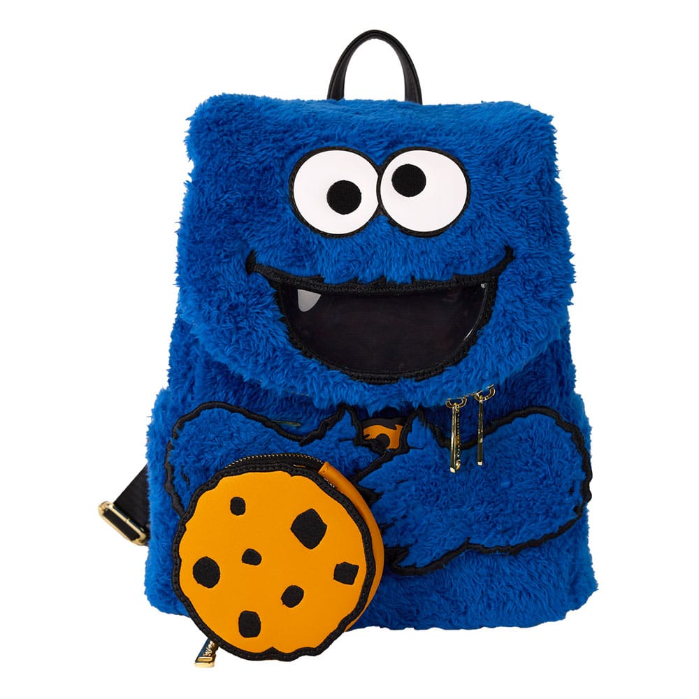 Sesamstraße by Loungefly Plush Mini Rucksack Cookie Monster