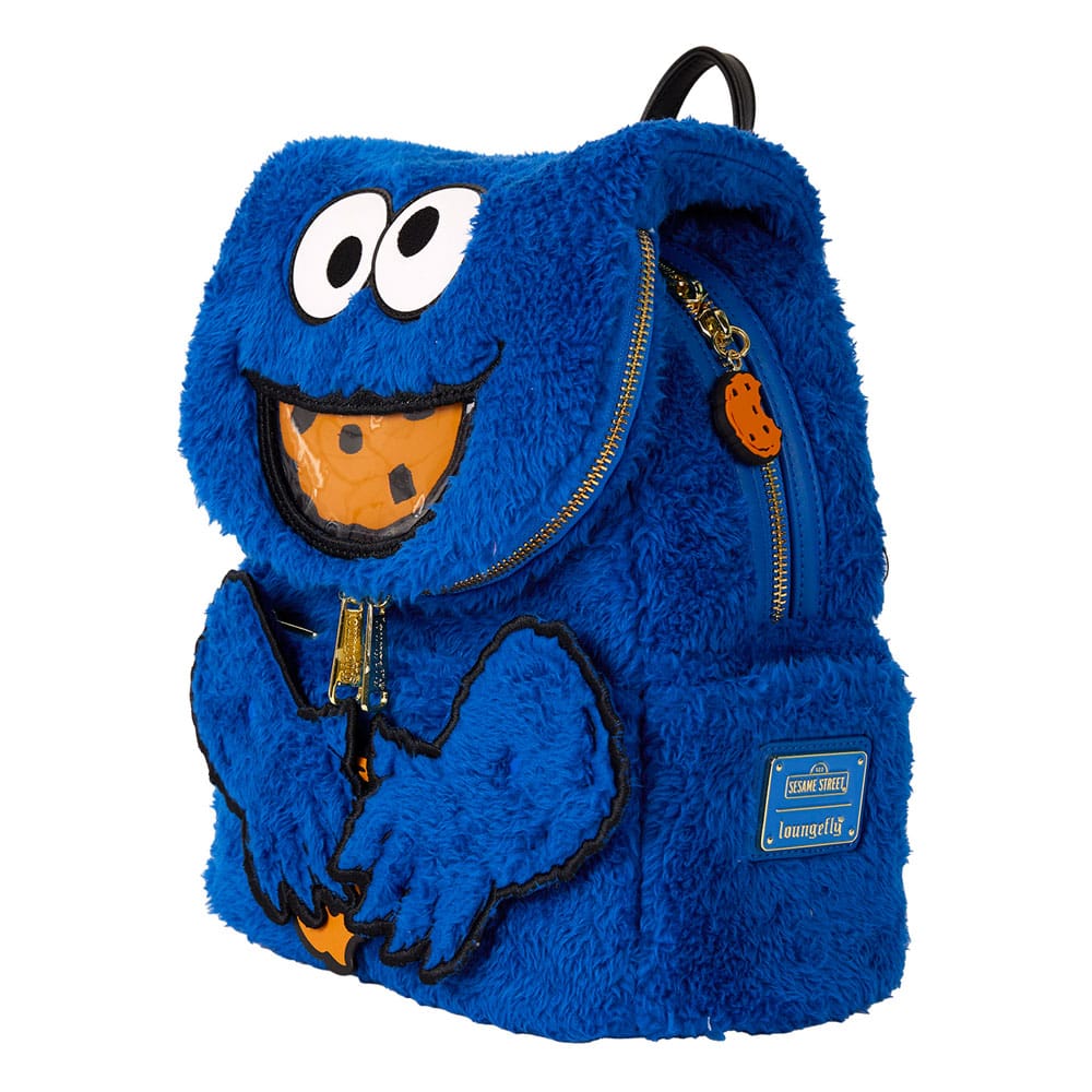 Sesamstraße by Loungefly Plush Mini Rucksack Cookie Monster