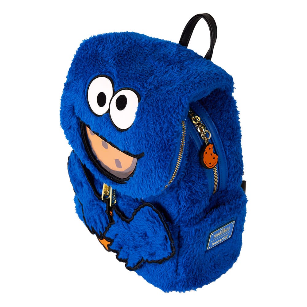 Sesamstraße by Loungefly Plush Mini Rucksack Cookie Monster