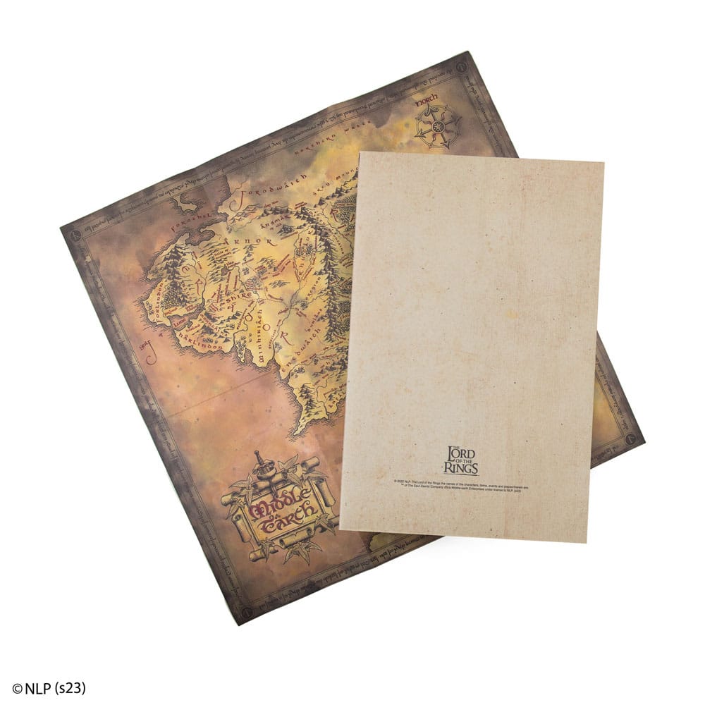 Herr der Ringe Notizbuch Map of Middle Earth