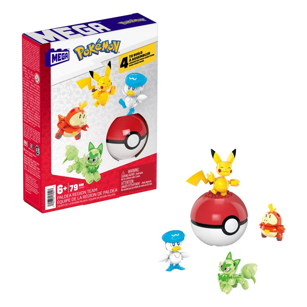 Pokémon Mega Construx Bauset Paldea Region Team