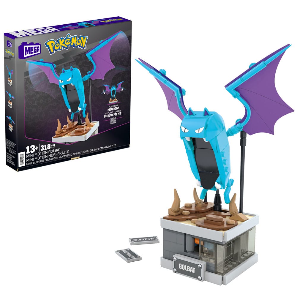 Pokémon MEGA Bauset Bewegliches Mini Golbat