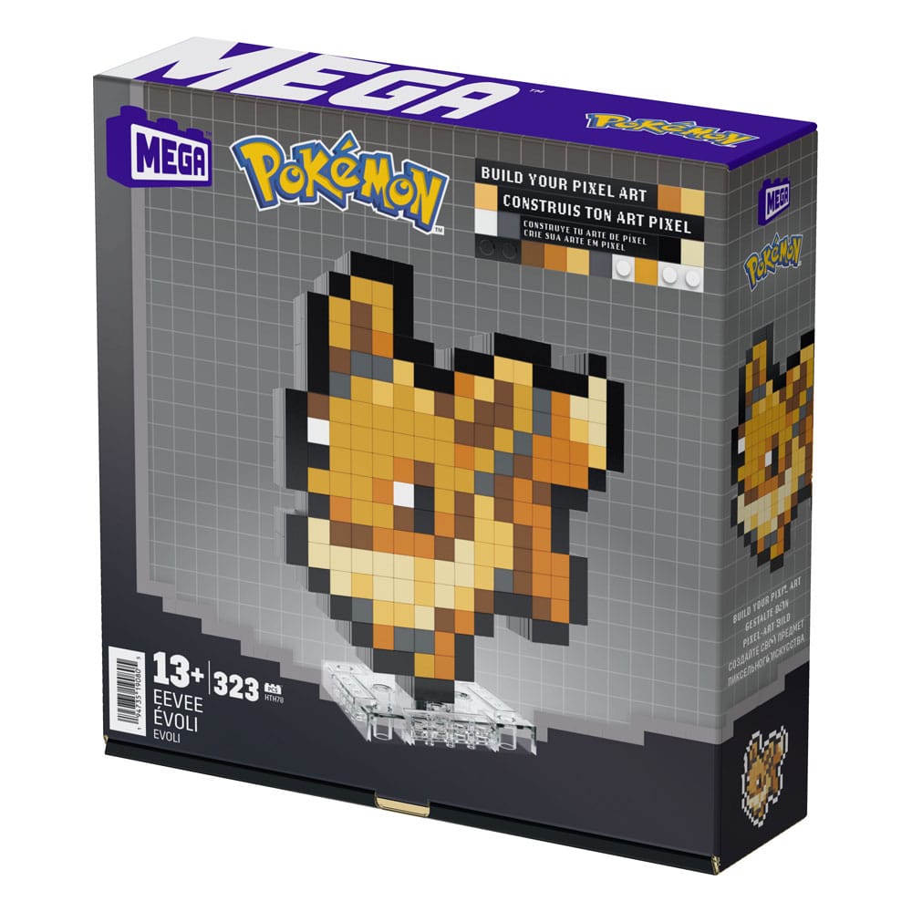 Pokémon MEGA Bauset Evoli Pixel Art