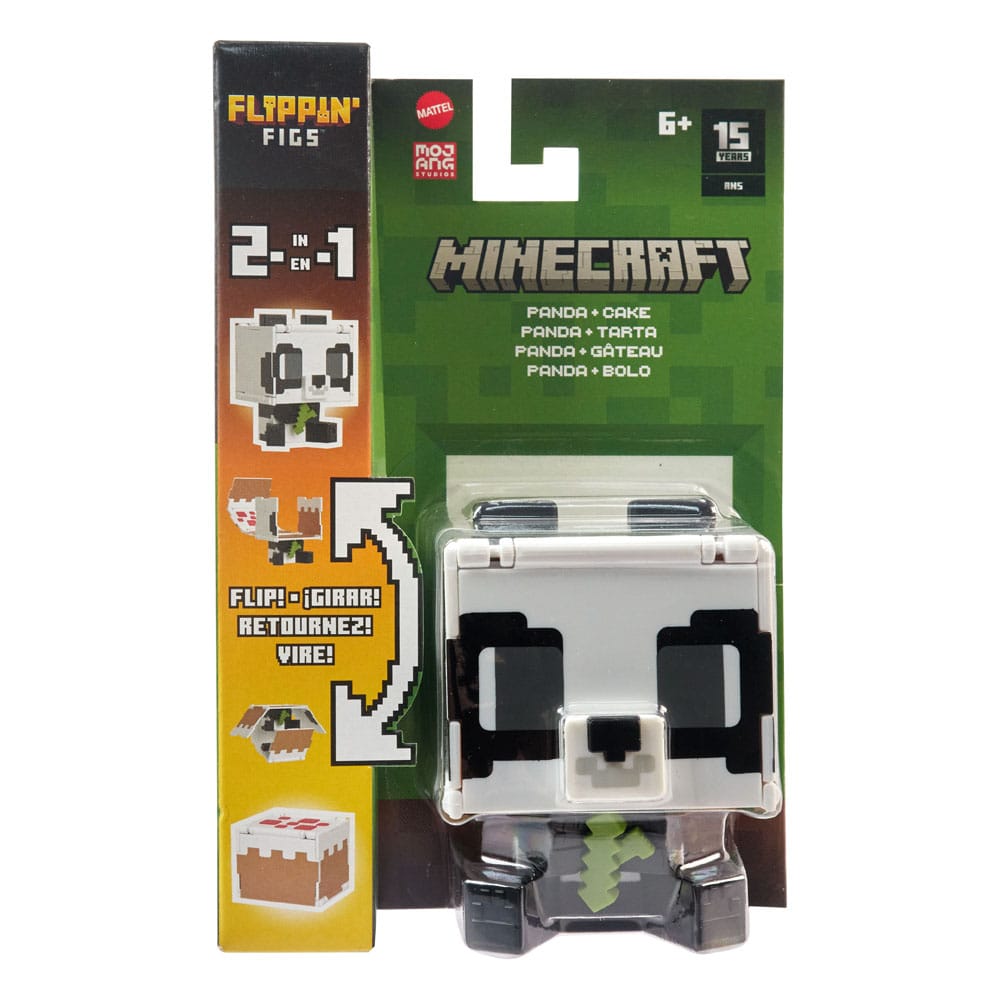 Minecraft Flippin Actionfigur Panda & Kuchen