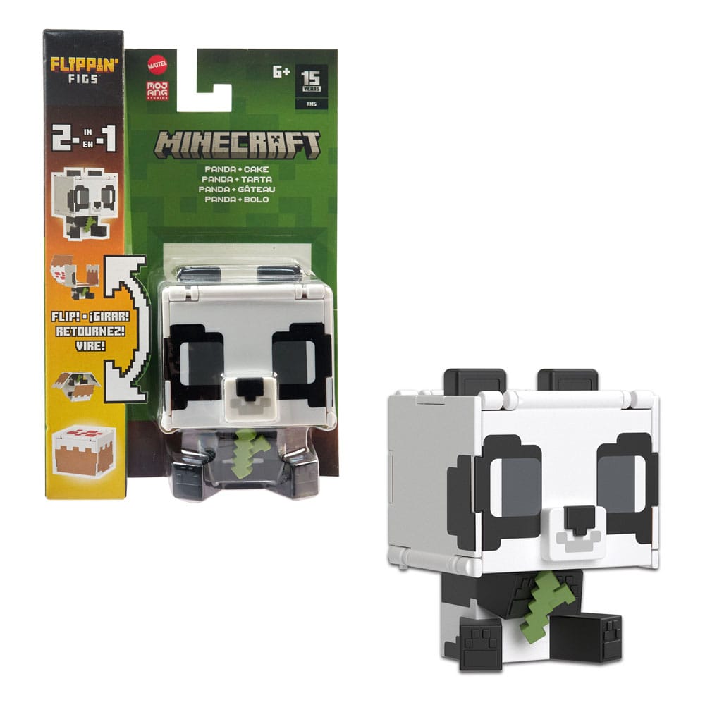 Minecraft Flippin Actionfigur Panda & Kuchen