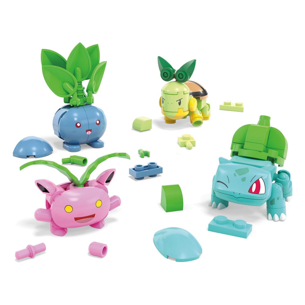 Pokémon MEGA Bauset 4 Pflanzen-Typ Pokémon Sets