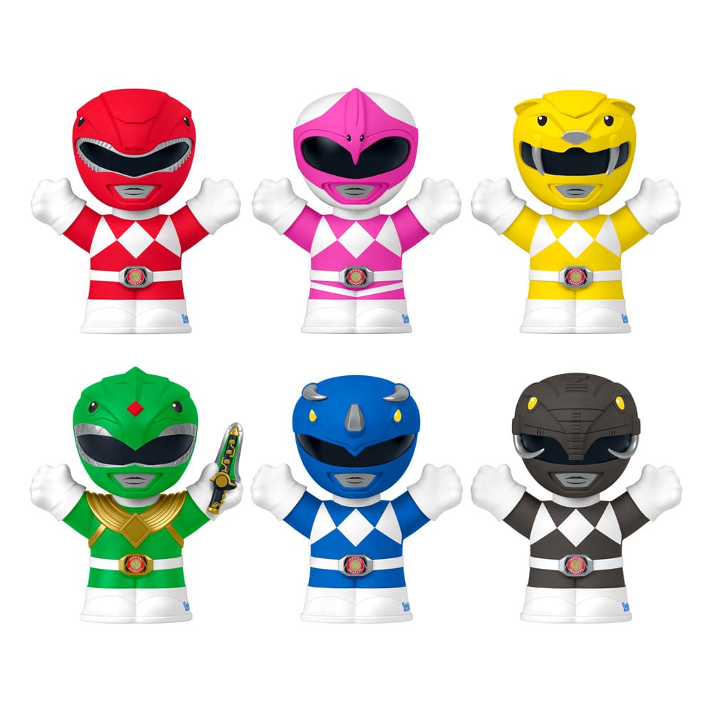 Mighty Morphin Power Rangers Little People Collector Minifiguren 6er-Pack 7 cm