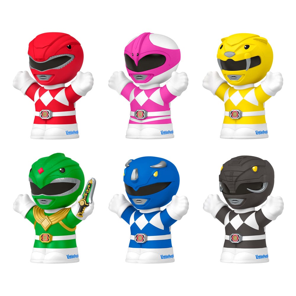 Mighty Morphin Power Rangers Little People Collector Minifiguren 6er-Pack 7 cm